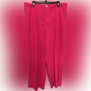 Super cute, never worn, hot pink dress pants! Just too big for me.